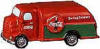 Coca-Cola Town Square Green and Red Delivery Truck