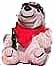 Winter Heritage 1998 Polar Bear with Scarf  Cap No. 167 Coca-Cola Bean Bag