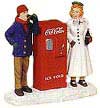Coca-Cola Town Square Couple with Vending Machine