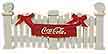 Coca-Cola Town Square Fence with Banner