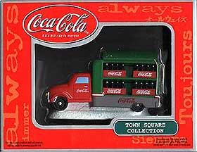 Coca-Cola Town Square Delivery Truck with Cases Coca Cola Town Square 2001 Accessories