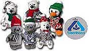 1999 Winter (Mass) Set Albertsons Coca-Cola Bean Bags