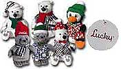 1999 Winter (Mass) Set Luckys Coca-Cola Bean Bags