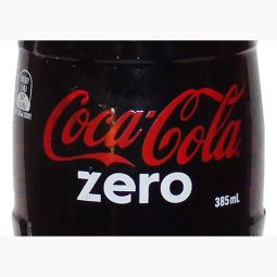 Australia Coca-Cola Zero Glass Bottle 385 ml