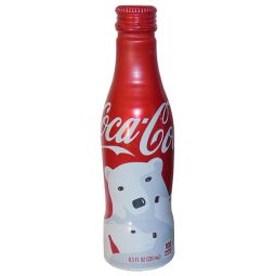 Coca-Cola Holiday Polar Bears Aluminum Bottle 2016 8.5 Oz