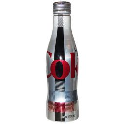 Diet Coke Plaid Aluminum Bottle 2015