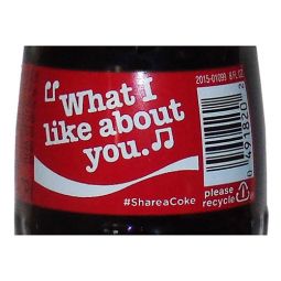 Share a Coke and a Song Music Glass Bottle - What I Like About You