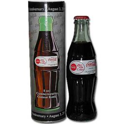 World of Coca-Cola Atlanta 11th Anniversary Bottle in Tube 2001