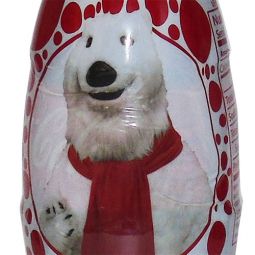 Red World of Coca-Cola Atlanta Polar Bear Wrapped Bottle 2012