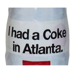 I had a Coke in Atlanta Wrapped Coca-Cola Bottle