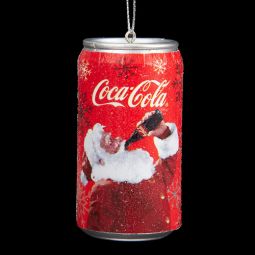 Kurt Adler Coca-Cola Santa Can Ornament