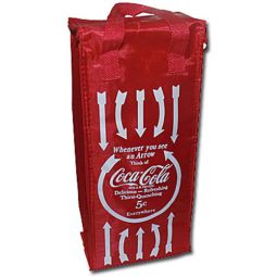 Red Coca-Cola Arrow Insulated Cooler Bag from Italy