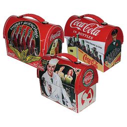 Coca-Cola Galvanized Tin Workmans Carry All Set 3 1950s