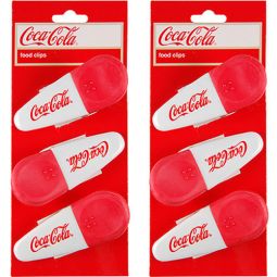 Coca-Cola Magnetic Food Clips Set of 6