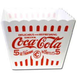 Plastic Coca-Cola Popcorn Bowl