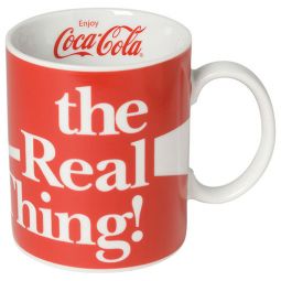Classic Coca-Cola The Real Thing Ceramic Mug
