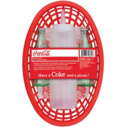 Coca-Cola Picnic Pack with Baskets, Salts, Dispensers, and Liners
