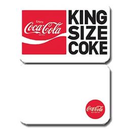 King Size Coca-Cola Placemat Two Sided Set 4