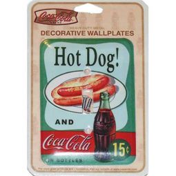 Hot Dog and Coca-Cola Single Switch Plate Cover