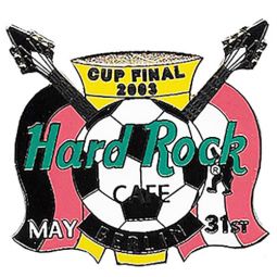 Hard Rock Cafe Collector's Pin Berlin DFB Cup Finals 2003 18357
