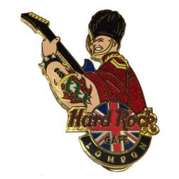Hard Rock Cafe Collector's Pin London Guard Guitar Pin