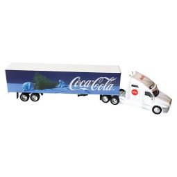 Coca-Cola Diecast Polar Bears with Tree Long Hauler Truck 1:64 Scale