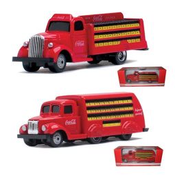 Classic Coca-Cola Delivery Bottle Trucks 1937-38 Set of 2 1:87 Scale