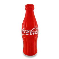 Ceramic Red Classic Coca-Cola Bottle Bank