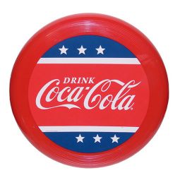 Red White and Blue Coca-Cola Frisbee Flying Disc