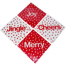 Christmas Cheer Beverage Coasters Set of Four