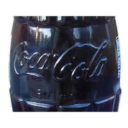 Embossed Coca-Cola Glass Bottle 8 ounces