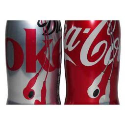 Share a Coke - Diet Coke and a Song Pair of Aluminum Bottles 2016