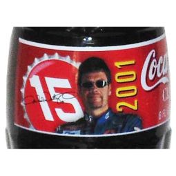 Michael Waltrip 15 2001 NASCAR Coca-Cola Racing Family Bottle