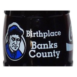 Ty Cobb Baseball's Best Birthplace Banks County Coca-Cola Bottle 1995