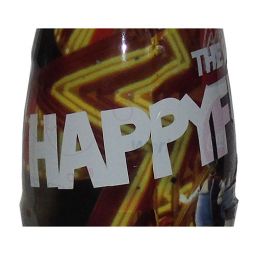 Happyfication at World of Coca-Cola Wrapped Bottle
