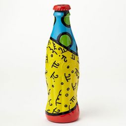 Britto Stone Resin Coke Bottle with Red Cap Figurine