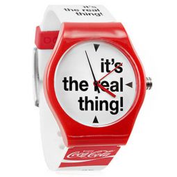 Delancy Coca-Cola Wrist Watch Its the Real Thing