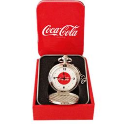 Coca-Cola Pocket Watch in Collectible Tin