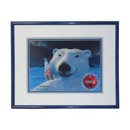 Nostalgic Coca-Cola Polar Bear Advertising Art Cel Lithograph