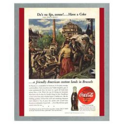 National Geographic Coca-Cola Jun 1945 Coke Brussels (Military)