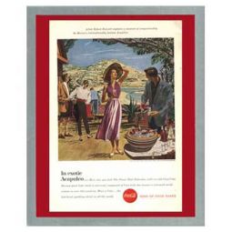 National Geographic Coca-Cola Ad Feb 1957 Acapulco - Robert Fawcett
