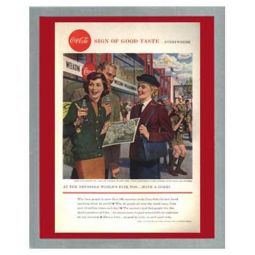 National Geographic Coca-Cola Ad Apr 1958 Brussels World Fair