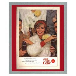 National Geographic Coca-Cola Ad Oct 1963 Crowds Cheer