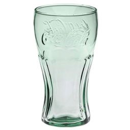 Georgia Green Coca-Cola Contour Glasses 17.2 oz Set 12