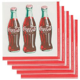 Bottle Rocket Coca-Cola Paper Napkin Pack of 20