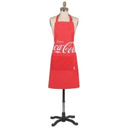 Classic Red Enjoy Coca-Cola Apron with Pocket