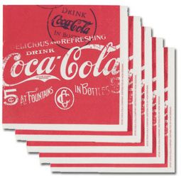 Classic Red Coca-Cola Paper Napkin Pack of 20