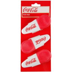 Coca-Cola Magnetic Food Clips Set of 3