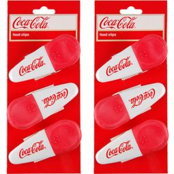 Coca-Cola Magnetic Food Clips Set of 6