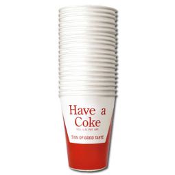 Have a Coke Logo Paper Cups 9 ounce (24 set)